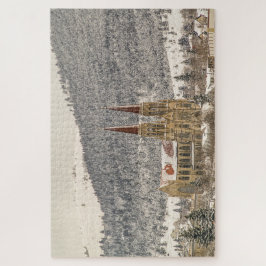 Quebra-cabeça Catedral de Estilo Gótico - 1014