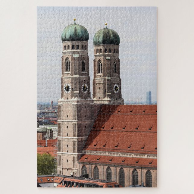 Quebra-cabeça Catedral de Munique Alemanha Frauenkirche - 20x30 (Vertical)