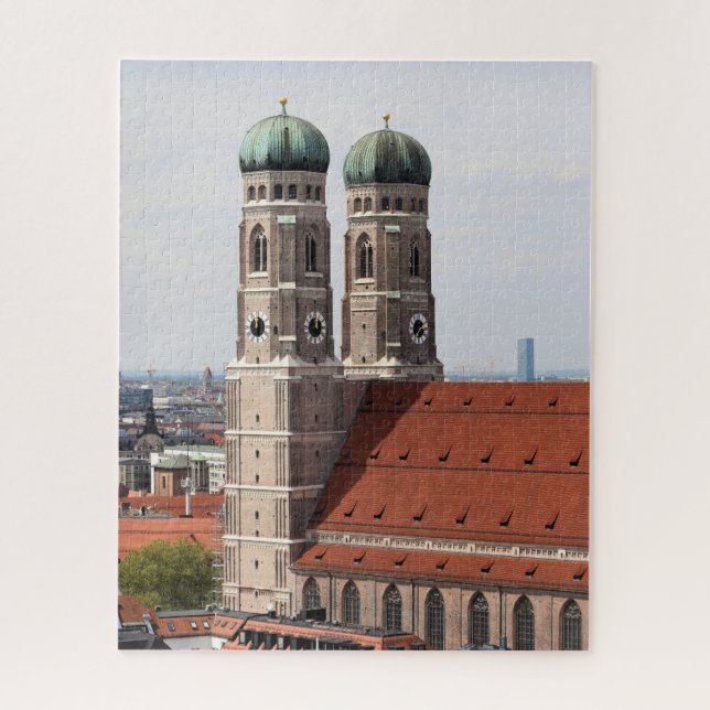 Quebra-cabeça Catedral de Munique Frauenkirche - 16x20 - 520 pcs (Vertical)