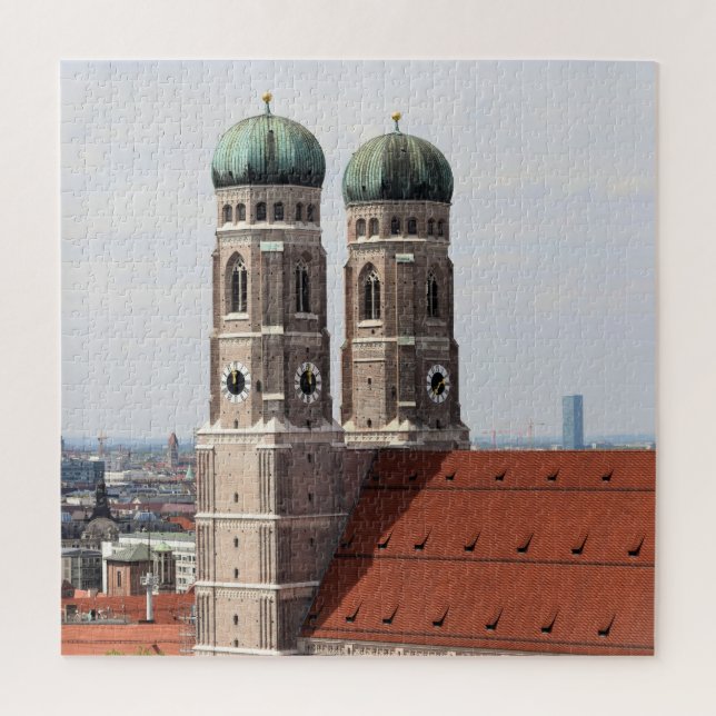 Quebra-cabeça Catedral de Munique Frauenkirche - 20x20 - 676 pcs (Vertical)