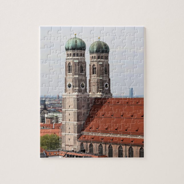 Quebra-cabeça Catedral de Munique Frauenkirche - 8x10 - 110 pcs. (Vertical)