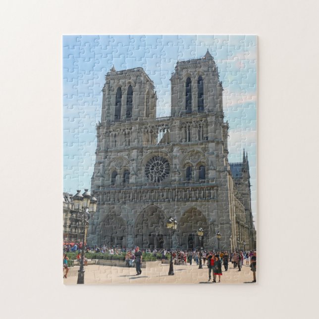 Quebra-cabeça Catedral de Notre Dame em Paris (Vertical)