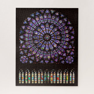 Quebra-cabeça Catedral de Notre Dame, Rosa de Paris