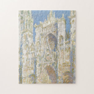 Quebra-cabeça Catedral de Rouen West Facade Sunlight por Monet