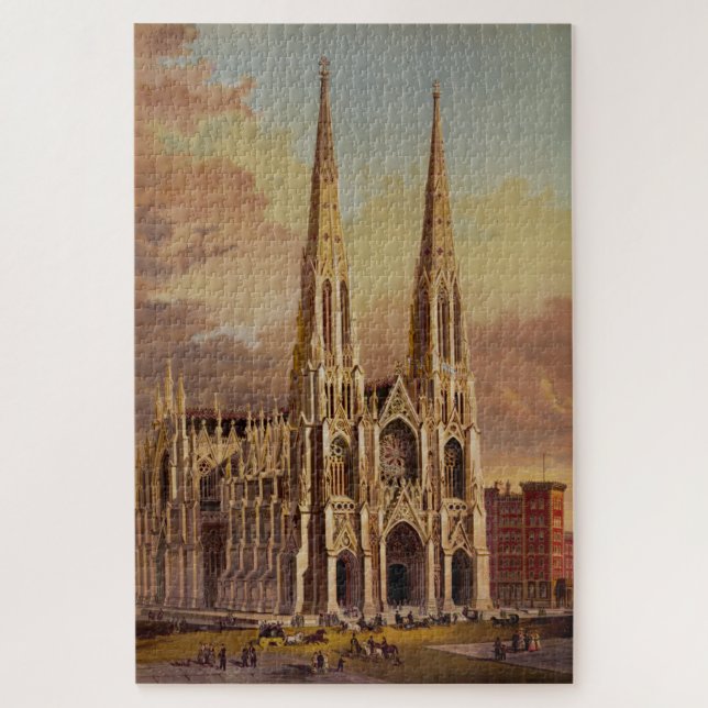 Quebra-cabeça Catedral de São Patrício no Midtown Manhattan (Vertical)