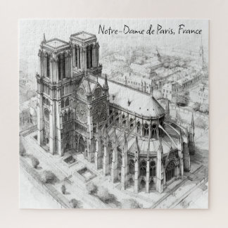 Quebra-cabeça Catedral Notre-Dame de Paris, França