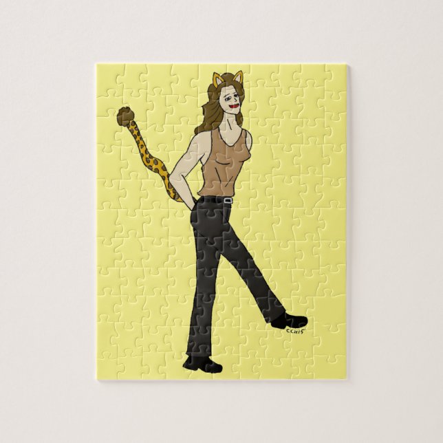 Quebra-cabeça catgirl  (Vertical)