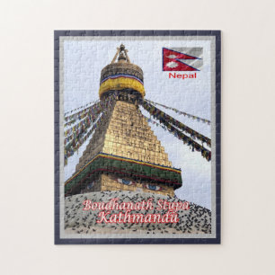 Quebra-cabeça Catmandu - Boudhanath Stupa - Nepal -