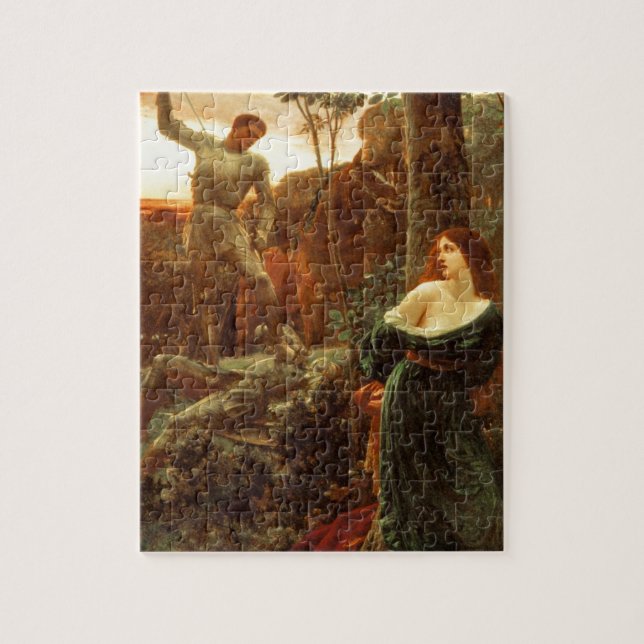 Quebra-cabeça Cavalaria [senhor Frank Dicksee] (Vertical)