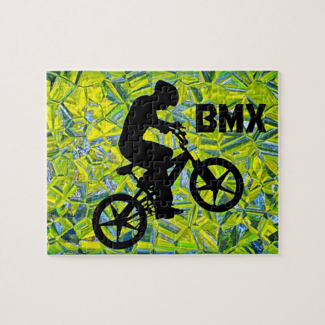 Quebra-cabeça Cavaleiro da bicicleta de BMX (Horizontal)
