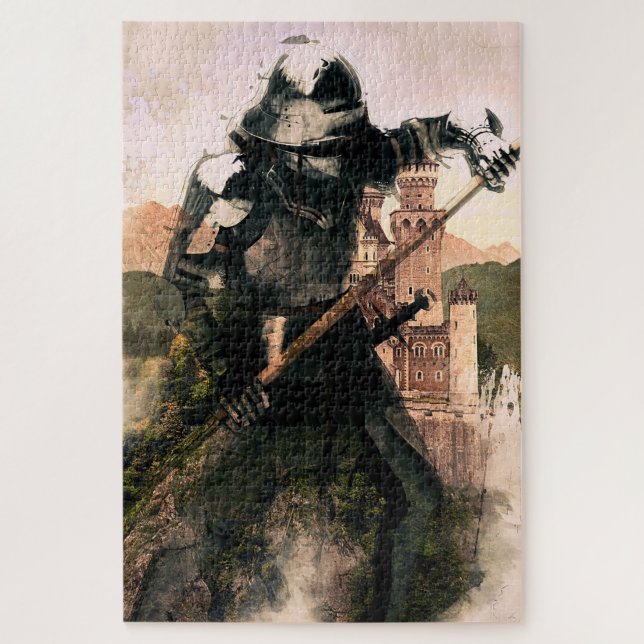 Quebra-cabeça Cavaleiro Medieval da velhice (Vertical)