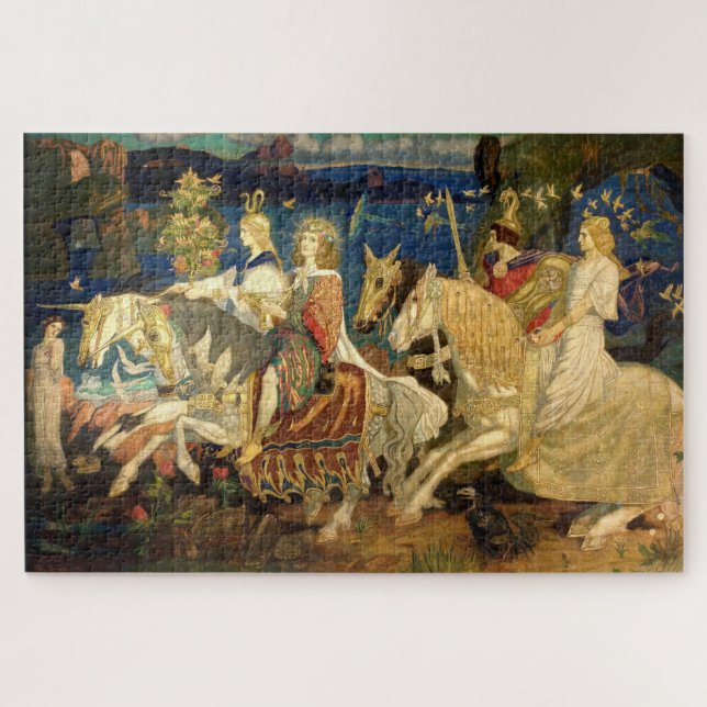 Quebra-cabeça Cavaleiros da Arte de Recuperação Céltica Sidhe de (Horizontal)