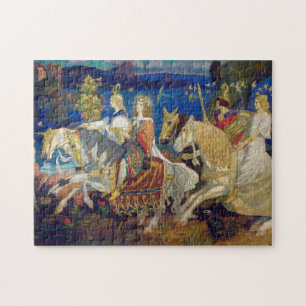 Quebra-cabeça Cavaleiros do Sidhe, c. 1911 por John Duncan