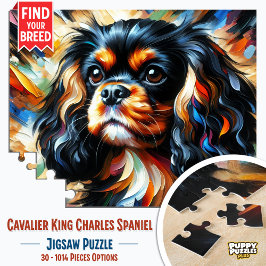 Quebra-cabeça Cavalier King Charles Spaniel Dog Acrylic Print