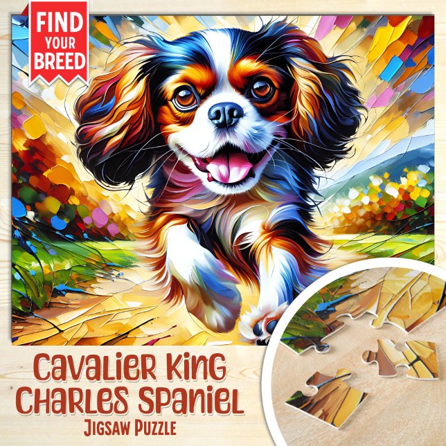 Quebra-cabeça Cavalier King Charles Spaniel Dog Retrait Acrylic (Criador carregado)