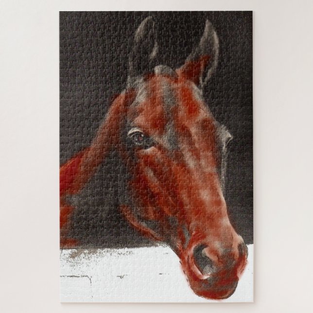 Quebra-cabeça cavalo amigável (Vertical)