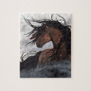 Quebra-cabeça Cavalo de baía majestoso de Smokey por Bihrle