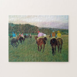 Quebra-cabeça Cavalo de Corrida Longchamp, Edgar Degas