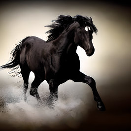 Quebra-cabeça Cavalo de Estalhão Negro