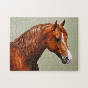 Quebra-cabeça Cavalo de Morgan da castanha