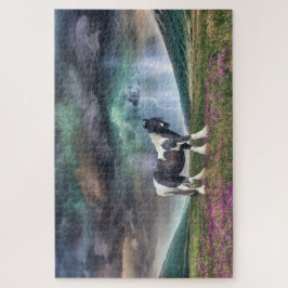 Quebra-cabeça Cavalo De Vanner Cigano Em Uma Tempestade