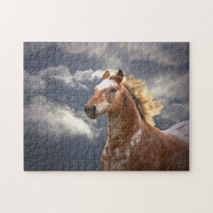 Quebra-cabeça Cavalo e Nuvens Appaloosa