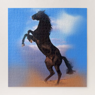 Quebra-cabeça Cavalo em Raça - Arte de Animais Selvagens