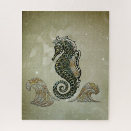 Quebra-cabeça cavalo marinho fantasia