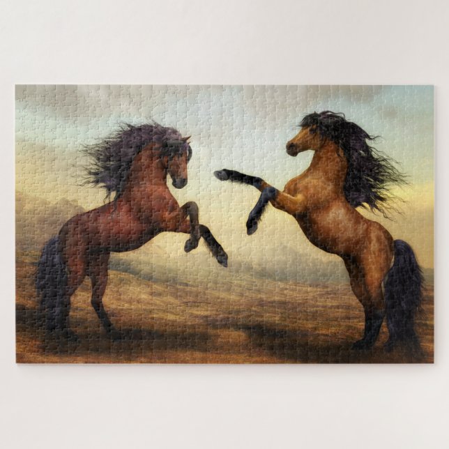 Quebra-cabeça Cavalos (Horizontal)
