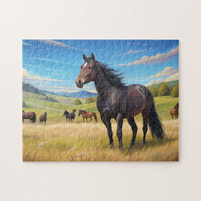 Quebra-cabeça Cavalos (Horizontal)