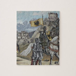 Quebra-cabeça Cavalos Cavalos da Idade Medieval, Partido dos Le