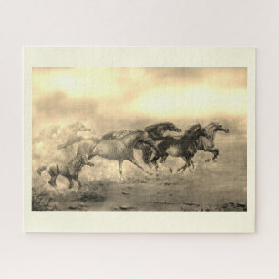 Quebra-cabeça Cavalos selvagens