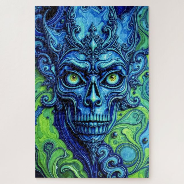 Quebra-cabeça Caveira Eetérea do Cosmos (Vertical)