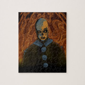 Quebra-cabeça Caveira Laranja