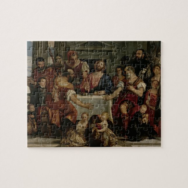Quebra-cabeça Ceia em Emmaus (óleo em canvas) (Horizontal)