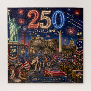 Quebra-cabeça Celebração do 250º Aniversário da América — 1776–2
