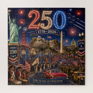 Quebra-cabeça Celebração do 250º Aniversário da América — 1776–2