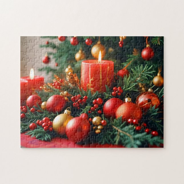 Quebra-cabeça Celebração do Natal Festivo Falioso (Horizontal)