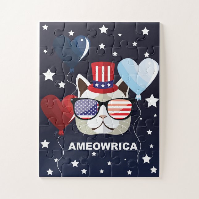 Quebra-cabeça Celebração Patriótica (Vertical)