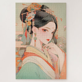 Quebra-cabeça Celebrando as tradicionais mulheres chinesas