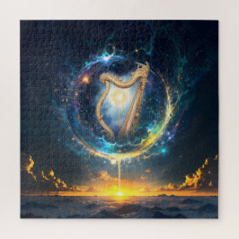 Quebra-cabeça Celestial Harp of the Moonbound Skies. 