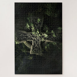 Quebra-cabeça Celtic Knot Cross Jigsaw Puzzle