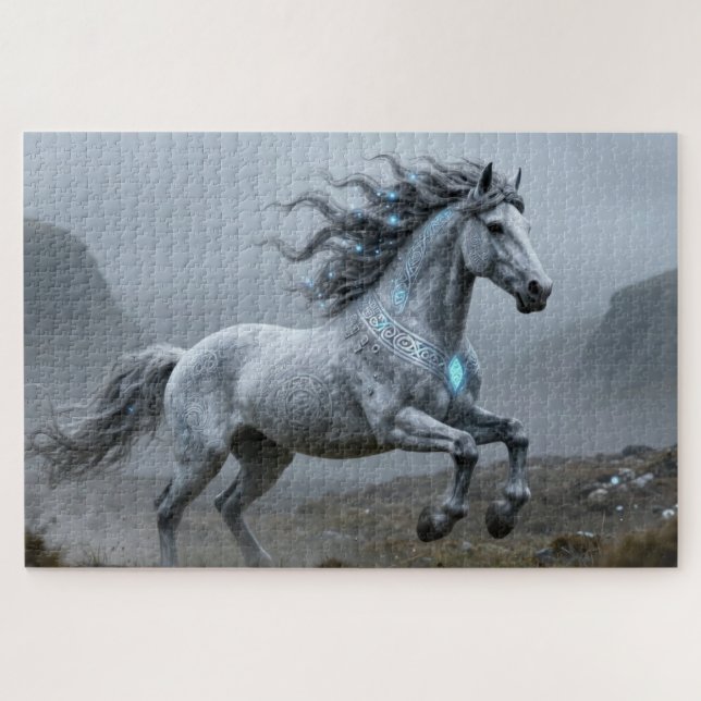 Quebra-cabeça Celtic Spirit Animal Horse Jigsaw Puzzle (Horizontal)