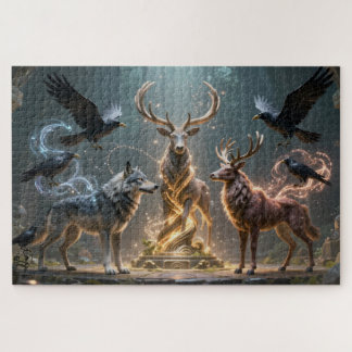 Quebra-cabeça Celtic Spirit Animal Totem Jigsaw Puzzle