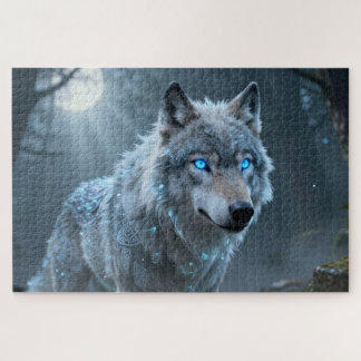 Quebra-cabeça Celtic Spirit Animal Wolf Jigsaw Puzzle