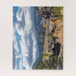 Quebra-cabeça Cena da montanha Wyoming perto de Yellowstone Park