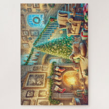 Cena da Sala de Viva Festiva do Natal