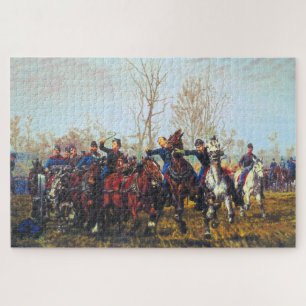 Quebra-cabeça Cena de Batalha da Guerra Civil 1887 William T Tre