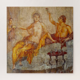 Quebra-cabeça Cena de Bebendo Privada Fresco em Pompeia