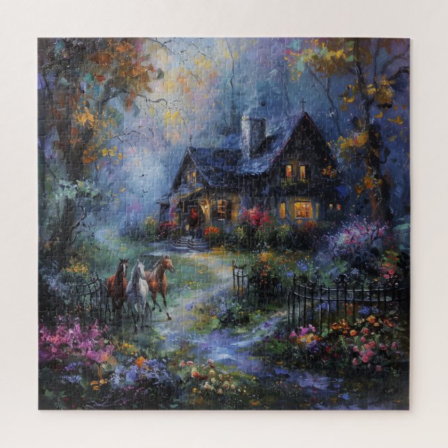 Quebra-cabeça Cena de fazendeiros charmosos (Vertical)